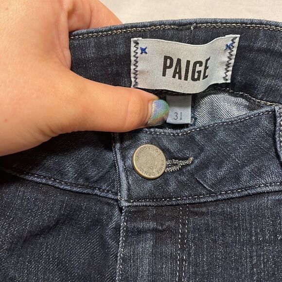 Pre Loved Paige cuffed jean shorts - Picture 5 of 7